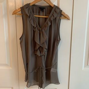 Banana Republic Sheer Sleeveless Tie Top, Sid M